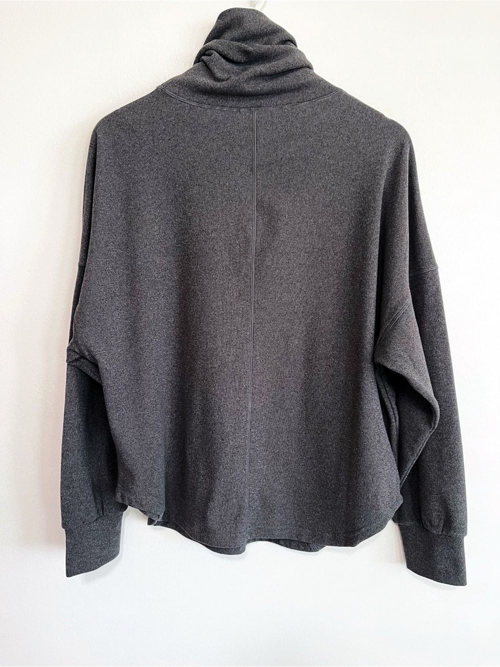 VARLEY Rainer Trainer Roll Neck Jumper Turtleneck Black Marl Medium - Picture 6 of 9